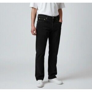 Citizens Of Humanity Sid Straight Leg Corduroy Pants Men 36 Black USA Designer